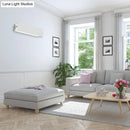 GobekUsa Modernism Style Linear Wall Sconce - Aluminum LED Wall Lamp in White - 7"/14" Wide