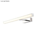 GobekUsa Modernist Metal Linear Vanity Sconce - 16"/19.5"/23.5" Wide, LED, Black/Silver, Natural Light
