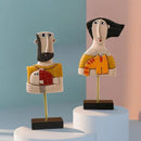 GobekUsa Abstract People Statue Figure for Living Room Office Decor