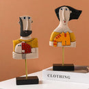 GobekUsa Abstract People Statue Figure for Living Room Office Decor