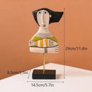 GobekUsa Abstract People Statue Figure for Living Room Office Decor