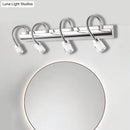 GobekUsa Modernist Crystal Vanity Wall Sconce with Gooseneck Arm - Clear Cylinder Shape, 3 Lights, 12.5"/18" W, Chrome
