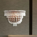 GobekUsa Modernist LED Crystal Basket Wall Sconce for Bedroom Lighting