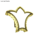 GobekUsa Modernist Crown Wall Light with Clear K9 Crystal and LED in White/Warm/2 Color Light