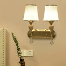 GobekUsa Gold Modernist Bell Wall Sconce Lighting with Glass Shade for Living Room