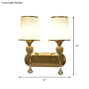 GobekUsa Gold Modernist Bell Wall Sconce Lighting with Glass Shade for Living Room
