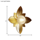 GobekUsa Modernist Globe Sconce Light Fixture - Brass Metal, Bedroom Wall Mount Lighting with 1 Bulb