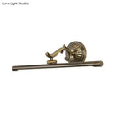 GobekUsa Modernist Style LED Vanity Wall Light in Linear Metallic Design – 16"/21.5" Width, Brass/Gold Finish