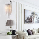 GobekUsa Modernist Aluminum Tassel Wall Sconce Light in Gold/Silver for Living Room