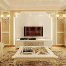 GobekUsa Modernist Gold Wall Sconce with Glass Shade - Elegant Living Room Fixture