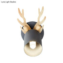 GobekUsa Modernist Metal Wall Sconce with Antler Design and Cylinder Shape for Bedroom Lighting