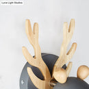 GobekUsa Modernist Metal Wall Sconce with Antler Design and Cylinder Shape for Bedroom Lighting