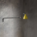 GobekUsa Modernist Metallic Bowl Wall Sconce with 1 Light - Black/White Fixture for Bedroom Lighting