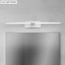 GobekUsa Modernist LED Metal Wall Sconce Lamp - White/Warm Light, 19.5"/23.5"/34" Wide - Silver/Nickel Finish