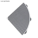 GobekUsa Modernist WIFI Metal LED Wall Lamp in Black/Silver with Colorful Lights