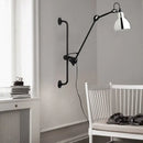 GobekUsa Modernist Style Black/White Dome Shade Wall Light with Adjustable Metal Lamp - Ideal for Dining Room