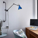 GobekUsa Modernist Style Black/White Dome Shade Wall Light with Adjustable Metal Lamp - Ideal for Dining Room