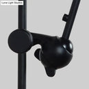 GobekUsa Modernist Style Black/White Dome Shade Wall Light with Adjustable Metal Lamp - Ideal for Dining Room