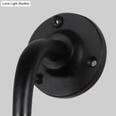 GobekUsa Modernist Style Black/White Dome Shade Wall Light with Adjustable Metal Lamp - Ideal for Dining Room