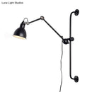 GobekUsa Modernist Style Black/White Dome Shade Wall Light with Adjustable Metal Lamp - Ideal for Dining Room