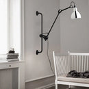 GobekUsa Modernist Style Black/White Dome Shade Wall Light with Adjustable Metal Lamp - Ideal for Dining Room