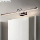 GobekUsa Modern Metal Vanity Wall Sconce with LED Lights - Curved Arm, 3 Gears - 16.5"/28"/22.5" Wide in Black/Silver/Coffee
