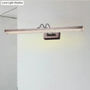 GobekUsa Modern Metal Vanity Wall Sconce with LED Lights - Curved Arm, 3 Gears - 16.5"/28"/22.5" Wide in Black/Silver/Coffee