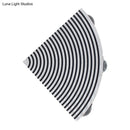 GobekUsa Modernist WIFI Metal LED Wall Lamp in Black/Silver with Colorful Lights