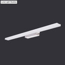 GobekUsa Modernity LED Vanity Lighting - Linear Metallic White Wall Mounted Lamp in Warm/White Light