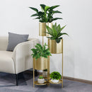 35.5'' High Metal Plant Stand 6 Tier 6 Potted Indoor Flower Pot Stand Holder