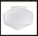 Modern Schoolhouse 8" Milk Glass Replacement Globe