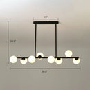 GobekUsa Modo Island Ceiling Light - Elegant Hanging Pendant Light for Dining Room