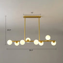 GobekUsa Modo Island Ceiling Light - Elegant Hanging Pendant Light for Dining Room