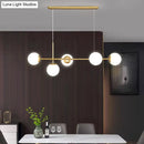 GobekUsa Modo Island Glass 5-Light Pendant Light for Restaurants