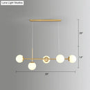 GobekUsa Modo Island Glass 5-Light Pendant Light for Restaurants