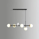 GobekUsa Modo Island Glass 5-Light Pendant Light for Restaurants