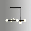 GobekUsa Modo Island Glass 5-Light Pendant Light for Restaurants