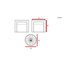 Alora 3-Piece Modular Rattan Patio Sofa Set With Weather-Resistant Cushions (SAK75321)