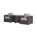 Alora 3-Piece Modular Rattan Patio Sofa Set With Weather-Resistant Cushions (SAK75321) by SAKSBY WHOLESALE