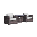 Alora 3-Piece Modular Rattan Patio Sofa Set With Weather-Resistant Cushions (SAK75321) by SAKSBY WHOLESALE