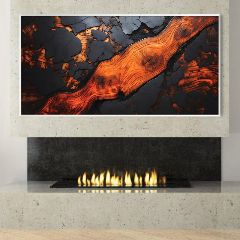 Molten Abstract Canvas