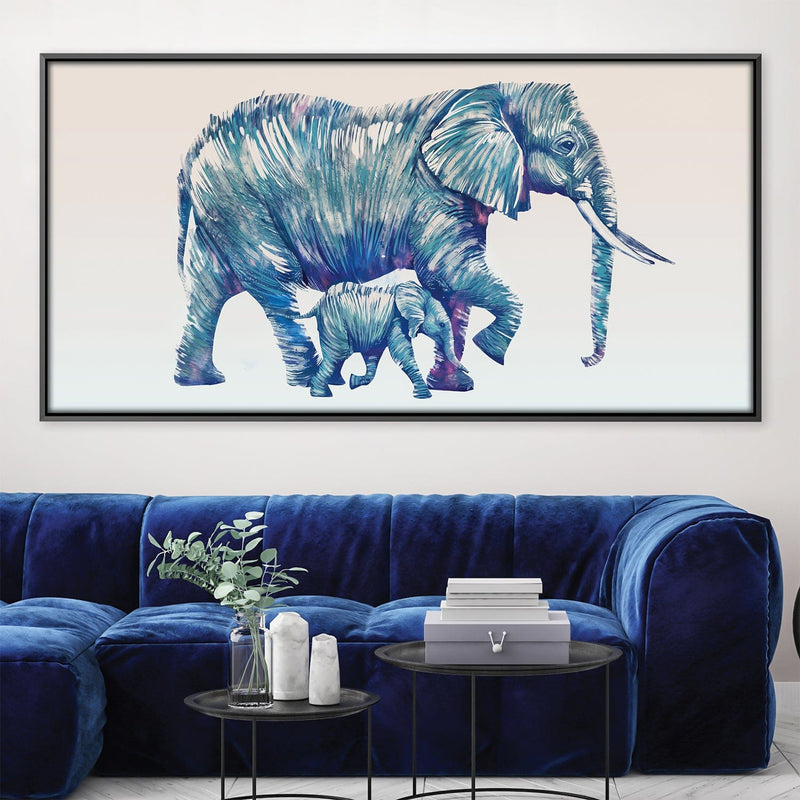 Momma Elephant Canvas