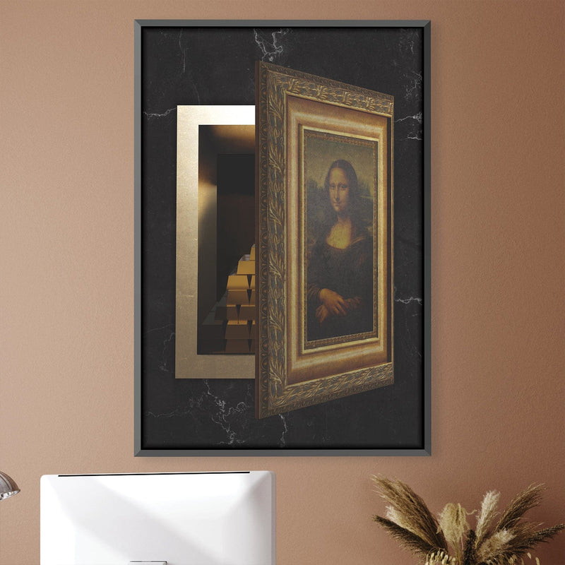 Mona Gold Canvas