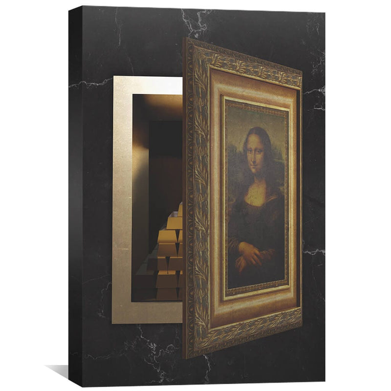 Mona Gold Canvas