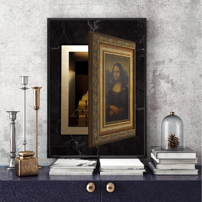 Mona Gold Canvas