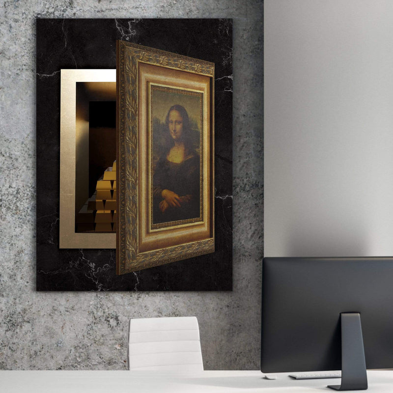 Mona Gold Canvas