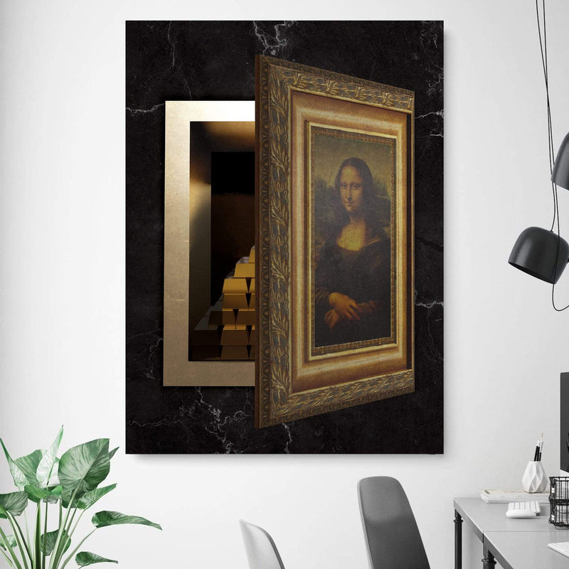 Mona Gold Canvas