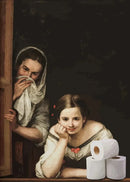 GobekUsa Mona Lisa Bathroom Wall Art Decor