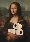 GobekUsa Mona Lisa Bathroom Wall Art Decor