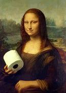 GobekUsa Mona Lisa Bathroom Wall Art Decor